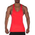 Load image into Gallery viewer, Muscle Guys Running Vest Brand Bodybuilding Stringer Tank Tops Gym Fitness Clothing Summer Cotton Breathable Mens Casual Shirt  Amaijoin
