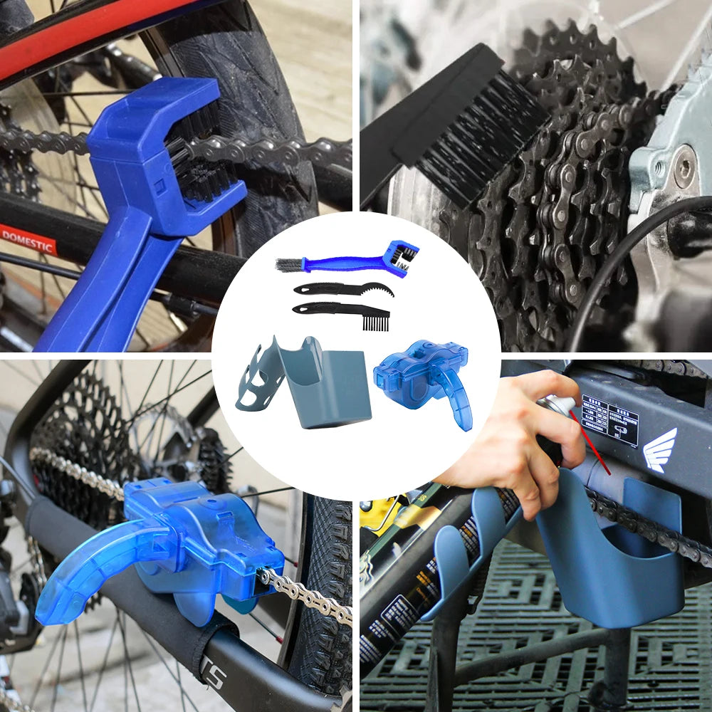 Bike Motorcycle Chain Oil Storage Tool Box Chain Cleaning Oil Splash-Proof Agent Widely Used Chain Oil Anti-spray Scrubber Tools  Amaijoin