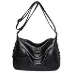 Load image into Gallery viewer, Luxury Pu Leather Messenger Bag Vintage Women Hand Bag Large Capacity Casual Hobo Handbag Purse Female Crossbody Shoulder Bags  Amaijoin
