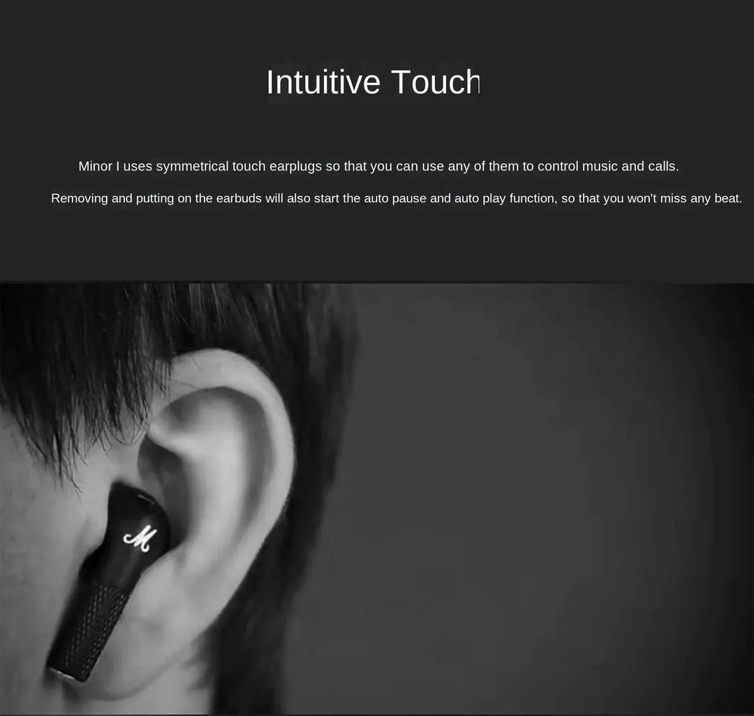 MARSHALL MINOR III True Wireless Bluetooth Headset in Ear Noise Reduct Earbuds HiFi Subwoofer Sports Music Game Headphones  Amaijoin