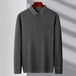 Load image into Gallery viewer, New Men&#39;s Casual Long Sleeve Polo Shirt Fashion Solid Color Top  Amaijoin
