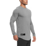 Load image into Gallery viewer, High Elastic Tight Long Sleeve Casual Shirt Autumn Breathable Quick Dry Mens T-shirt Gym Fitness Bodybuilding Running Sportswear  Amaijoin
