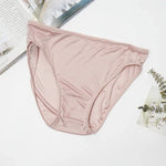 Load image into Gallery viewer, 100% Mulberry Silk Panties For Women Underwear Summer Ultra-thin Women&#39;s Mid-waist Large Size Triangle Shorts Sexy Briefs Zm3280  Amaijoin
