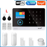 Carregue a imagem no visualizador da Galeria, PGST 103 2.4 inch Screen 4G 2G WIFI GSM Home Bulgar Security System for Home 433MHz APP Control RFID Card with PIR Motion  Amaijoin
