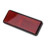 Load image into Gallery viewer, Motorcycle Bike Scooter Quad Red Rectangle Reflective Plate Warning Reflector  Amaijoin
