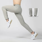 Carregue a imagem no visualizador da Galeria, Gym Fitness Trousers Men&#39;s Pencil Pants Tight Jogging Running Breathable Quick-Drying Ice Silk Sports Wind Casual Fashion Pants  Amaijoin
