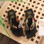 Load image into Gallery viewer, 2024 Fashion Women Flip Flops Summer Beach Platform Slippers Casual Outside Wedges Sandals Summer Women Shoes  Amaijoin
