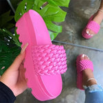 Load image into Gallery viewer, Spring/Summer 2024 Women Luxury Shoes Slipper Summer PU Leather Women&#39;s Sandal Casual Slides Outdoor Female Ms Flip Flops  Amaijoin
