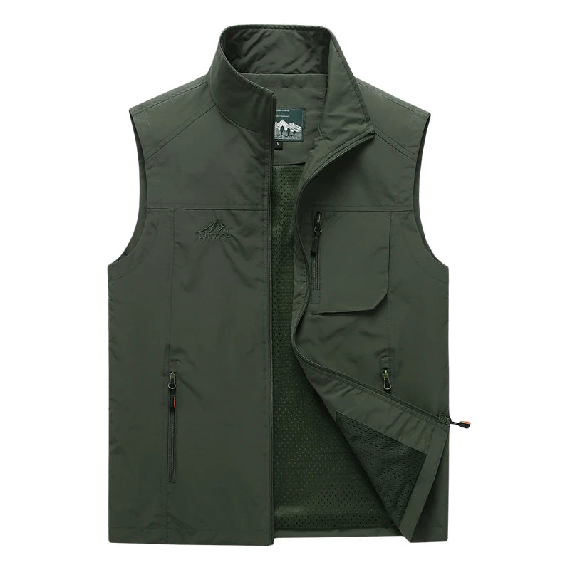 Summer Vest Men Casual Men Vest Plus Size 7XL Waistcoat Male Outerwear Quick Dry Breathable Mesh Line Vest Sleeveless Jackets  Amaijoin