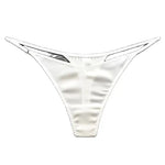 Load image into Gallery viewer, BirdTree 93%Real Silk Sexy Briefs, Women&#39;s Silky Thong Mid Waist, Transparent Erotic T-back, 2024 Spring Summer New P41941QM  Amaijoin
