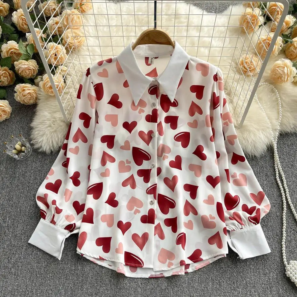 Summer Women's Shirts 2024 White Chiffon Cheap and Pretty Blouses Free Shipping Casual Crop Top Satin Shirt Woman Long Sleeve  Amaijoin