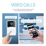 Load image into Gallery viewer, WiFi Video Doorbell Smart Home Door Bell 2.4Ghz Wireless App Remote Language Intercom Rechargeable HD Camera Visual Doorbell  Amaijoin
