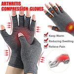 Load image into Gallery viewer, Relieve Hand Discomfort with 1pair Fingerless Compression Gloves  Amaijoin
