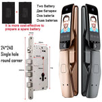 Load image into Gallery viewer, WiFi Tuya APP Voice Intercom Digital Door Lock  High Quanlity 3D Face Recognition Smart Door Lock With Camera  Amaijoin
