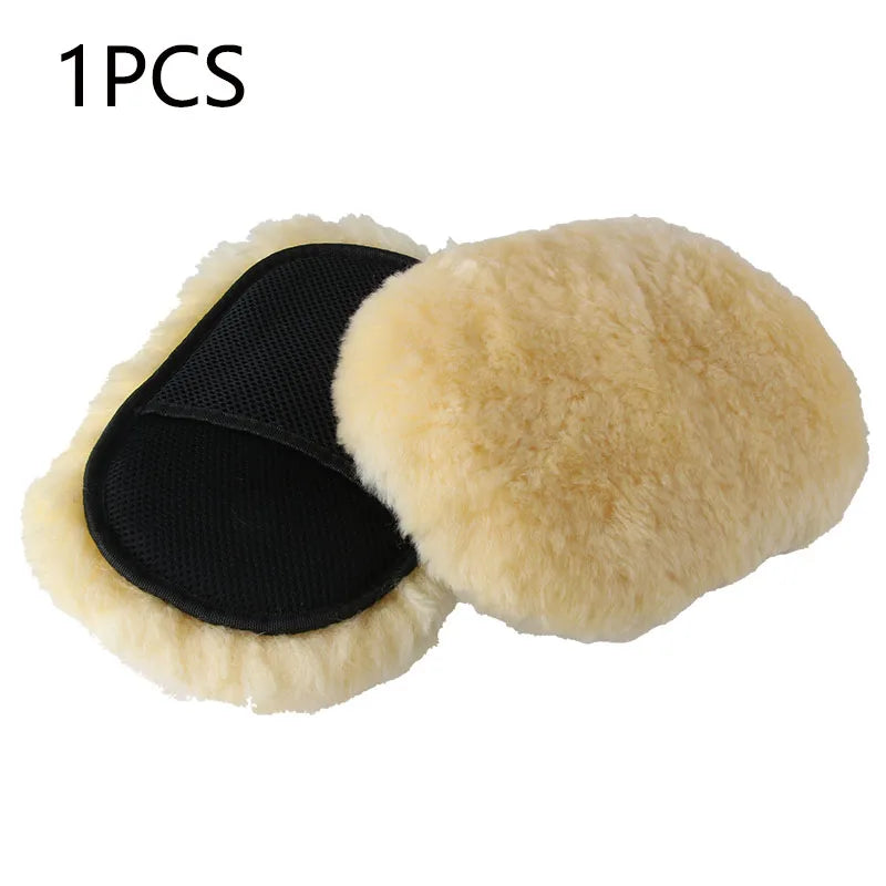 Car Chenille Premium Scratch-Free Microfiber Wash Mitt Waterproof Car Thick Cleaning Mitt Wax Detailing Brush Auto Care Glove  Amaijoin