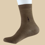 Load image into Gallery viewer, Birdtree 80%Mulberry Silk 20% Cotton Socks Men Short Breathable Odorless Thickened Warm Knitted Socks Spring and Autumn A37210QC  Amaijoin
