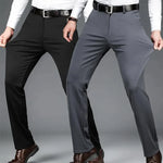 Carregue a imagem no visualizador da Galeria, Men&#39;s Summer Thin Fashion Business Casual Suit Pants Long Pants Men&#39;s Elastic Straight Sleeve Formal Pants Plus Size 28-40  Amaijoin
