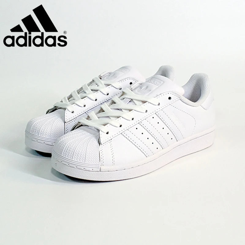 Adidas Clover Shell Head Superstar Retro Couple Little White Shoes Classic Casual Shoes Men's and Women's Shoes sneakers  Amaijoin