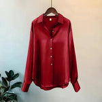 Load image into Gallery viewer, Summer Shirts And Blouses Woman Casual Top Autumn Winter Korean Long Sleeve Button Elegance Sweet Casual Office Lady New Shirts  Amaijoin
