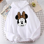 Load image into Gallery viewer, Disney Mickey Mouse Printed Hoodie Minnie Pattern Women&#39;s Sweatshirt Loose Long Sleeve Pullover Y2K Autumn Fleece Men&#39;s Hoodie  Amaijoin
