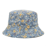 Load image into Gallery viewer, Spring and Summer Small Floral Print Bucket Hat Trend Flower Double-Sided Male Wild Basin  Sun  Woman Cap  Amaijoin
