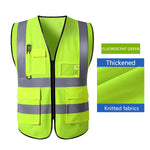 Load image into Gallery viewer, Adjustable Reflective Security Vests High Visibility Reflective Safety Vest Traffic Night Outdoor For Running Cycling Sports  Amaijoin
