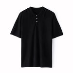 Load image into Gallery viewer, 2023 Spring Men&#39;s New Polo Neck Short Sleeve Knitted T-shirt 100% Merino Refined Wool Pullover Sweater Top MV-9528  Amaijoin
