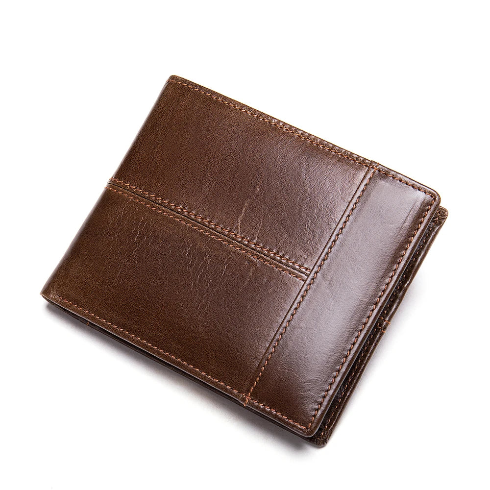 WESTAL Genuine Leather Wallet with Coin Purse RFID Wallet for Men Cardholder Money Bags  Amaijoin