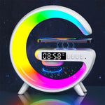 Load image into Gallery viewer, Multifunction Wireless Charger Pad Stand Speaker RGB TF Night Light 15W Fast Charging Station for iPhone Samsung Xiaomi Huawei  Amaijoin
