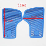 Carregue a imagem no visualizador da Galeria, Riding protect Gear CE Insert Armor Knee Hip Protector Pads Motorcycle Pants Replacement Silica Gel (2 X Knee Pads+2 X Hip Pads)  Amaijoin
