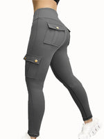 Load image into Gallery viewer, Pockets Gym Leggings Women High Waist Fashion Fitness Pants Skinny Stretch Outdoors Comfortable Sport  Leggings  Amaijoin
