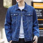 Load image into Gallery viewer, 2024 Jacket Men&#39;s Casual Cotton Black Denim Jaqueta Jeans Masculina Slim Washed Retro Classic Blue Jeans Coat Male Men Clothing  Amaijoin
