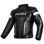 Load image into Gallery viewer, SULAITE Winter Motorcycle Jackets The Four Seasons Warm Leather Clothing Waterproof Motocross Jaquete Detachable Cotton Liner  Amaijoin
