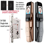 Load image into Gallery viewer, WiFi Tuya APP Voice Intercom Digital Door Lock  High Quanlity 3D Face Recognition Smart Door Lock With Camera  Amaijoin
