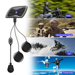 Carregue a imagem no visualizador da Galeria, Teleheer T6 Plus Motorcycle Helmet Headset Bluetooth 5.1 2 Riders 1500M Intercomunicador Moto Waterproof Real-time Intercom V6  Amaijoin
