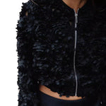 Load image into Gallery viewer, Women&#39;s Zipper Texture Fabric Jacket, Short Side Pocket, Long Sleeve Top, New Coat  Amaijoin
