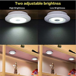 Load image into Gallery viewer, Smart Wireless Led Light Kitchen Under Furniture Dimmable Lamps Bedroom Wardrobe Lighting Round with Remote Control LED Lights  Amaijoin
