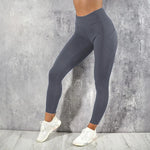 Load image into Gallery viewer, Sportswear Woman Gym Leggings Pocketed Yoga Pants Fitness Running Pants Stretchy Sportswear Plus Size Sports Gym Pant for Women  Amaijoin
