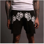 Load image into Gallery viewer, 2024 New Men&#39;s Cotton shorts Casual Jogging Sports Shorts Summer Running Fitness Loose Wolf head short pants men  Amaijoin
