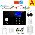 Load image into Gallery viewer, Tuya Smart Home Wifi GSM Burglar Alarm System APP Control 433MHz Wireless Door Water Sensor PIR Motion Carbon Monoxide Detector  Amaijoin
