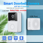 Load image into Gallery viewer, WiFi Video Doorbell Smart Home Door Bell 2.4Ghz Wireless App Remote Language Intercom Rechargeable HD Camera Visual Doorbell  Amaijoin
