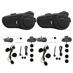 Carregue a imagem no visualizador da Galeria, 2Pcs X2 Intercom Headset Motorcycle Helmet Interphone BT5.0 For 2 Rider 800M Full Dupex Talking Hands-free Communicator FM IP65  Amaijoin
