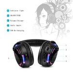 Carregue a imagem no visualizador da Galeria, DJ Silent Disco Stereo Wireless Headphone Headset with Led Flashing Light For Quiet Party Clubbing Film  Amaijoin
