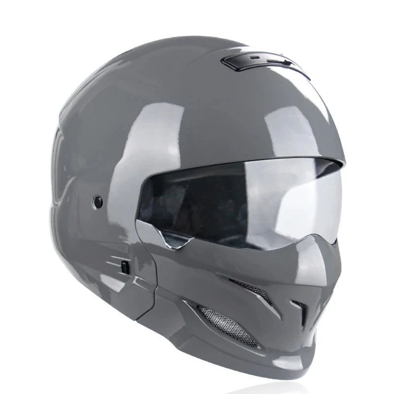 2022 Scorpion Helmet Detachable Multi-purpose Combination Helmet Motorcycle Locomotive Personality Half Predator Helmet  Amaijoin