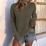 Load image into Gallery viewer, Women&#39;s Casual Fashion 2022 Long Sleeved Knitting Solid Color Sweater Top Women&#39;s sweater korean fashion y2k clothes 2024  Amaijoin
