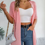 Load image into Gallery viewer, Spring Summer Knitted Cardigan Casual Hollow Out Sun Proof Tops for Women  Amaijoin
