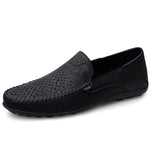 Load image into Gallery viewer, Leather Men Breathable Driving Shoes Luxury Brands Formal Men Loafers Moccasins Italian Male Lazy Shoes Black Plus Size 2023  Amaijoin
