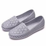 Load image into Gallery viewer, Flats Shoes Women Hollow Out Slip on Casual Nurse Shoes Summer Loafers Female Sandals Shallow Beach Breathable Zapatos  Amaijoin
