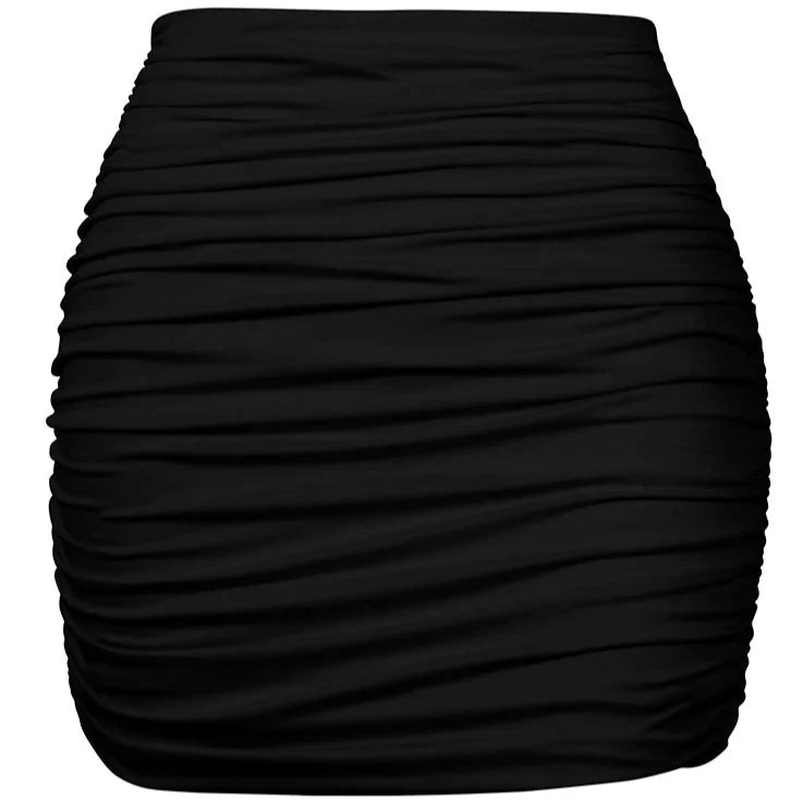 High elasticity Double layer skirts Pleated skirt girl sexy girls mini skirt  Amaijoin