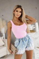 Load image into Gallery viewer, Fashionable Casual Women&#39;s Denim Shorts Reversible Stitching Versatile Summer New Arrival European American Style  Amaijoin
